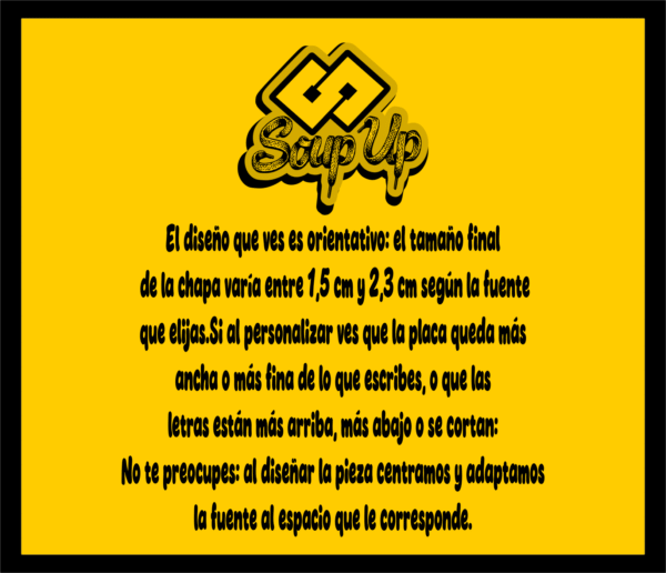 CUSTOM 0/3 caracteres