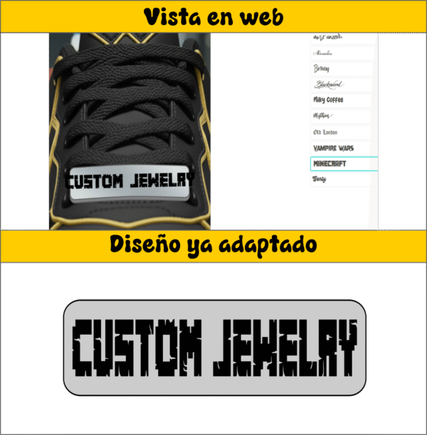 CUSTOM 12/15 caracteres